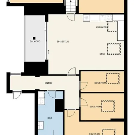 Penthouse In The Middle Of The Center - 5 Bedrooms - Inlcusive - Free Parking Apartament